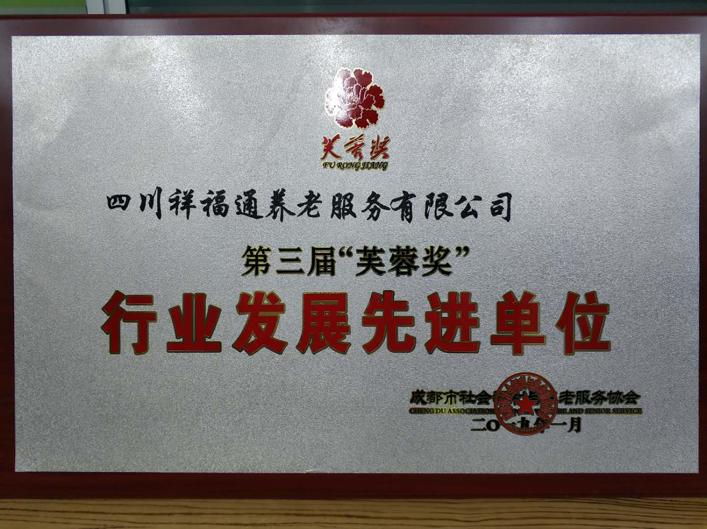 第三届“芙蓉奖”行业发展先进单位